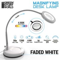 Green Stuff World - Magnifying desk lamp - Faded White