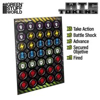 Green Stuff World - WTC Token Set Wh40k compatible...