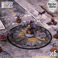 Green Stuff World - Clear Objective Marker Wh40k compatible