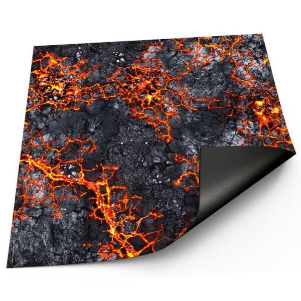 Green Stuff World - Neoprene Mat 4x4 Flamecoil Path (120x120cm)