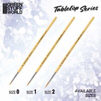 Green Stuff World - TABLETOP SERIES Synthetic Brush Set 0 (Pack of 10)