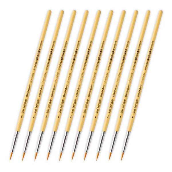 Green Stuff World - TABLETOP SERIES Synthetic Brush Set 1 (Pack of 10)