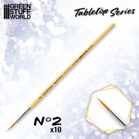 Green Stuff World - TABLETOP SERIES Synthetic Brush Set 2...