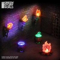 Green Stuff World - Campfires for 3mm LEDs 1:48-1-35