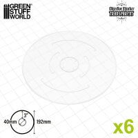 Green Stuff World - Basic Clear Objective Marker Wh40k compatible