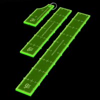 Green Stuff World - 3-6-9 Combat Ruler Pack – Fluor...