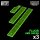 Green Stuff World - 3-6-9 Combat Ruler Pack – Fluor Green