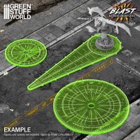 Green Stuff World - Blast Markers and Templates - Fluor...