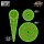 Green Stuff World - Blast Markers and Templates - Fluor Green