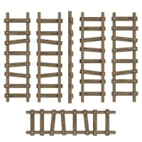 Green Stuff World - Large Wooden Ladders 1:48-1:35