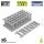 Green Stuff World - Large Wooden Ladders 1:48-1:35