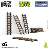 Green Stuff World - Small Wooden Ladders 1:48-1:35