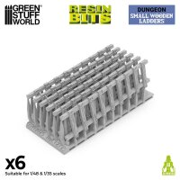 Green Stuff World - Small Wooden Ladders 1:48-1:35