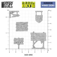 Green Stuff World - Wood Signs 1:48-1:35