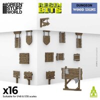 Green Stuff World - Wood Signs 1:48-1:35