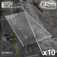 Green Stuff World - Basic WTC Glasspack Footprints 10x