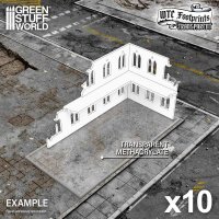 Green Stuff World - Basic WTC Glasspack Footprints 10x