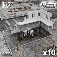 Green Stuff World - Basic WTC Glasspack Footprints 10x