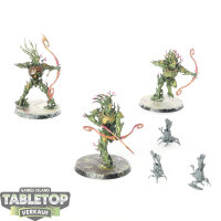 Sylvaneth - 3 x Kurnoth Hunters - teilweise bemalt