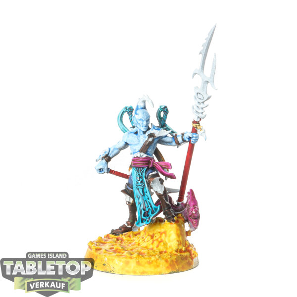 Idoneth Deepkin - Akhelian Thrallmaster - teilweise bemalt