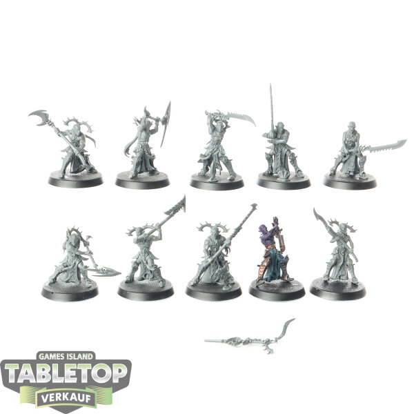 Idoneth Deepkin - 10 x Namarti Thralls - teilweise bemalt