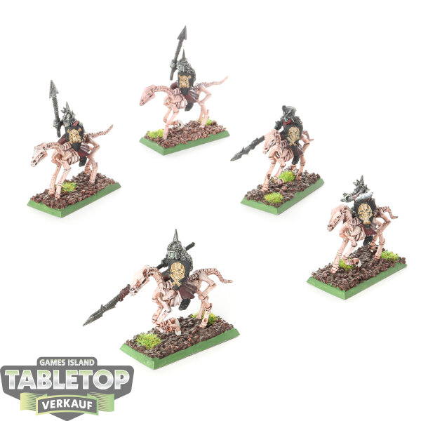 Vampire Counts - 5 x Black Knights - bemalt