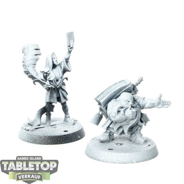 Blood Bowl - Elf and Dwarf Biased Referees - teilweise bemalt