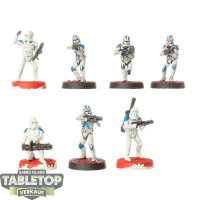 Galaktische Republik - 7x Phase II Clone Troopers -...