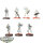 Galaktische Republik - 7x Phase II Clone Troopers - teilweise bemalt