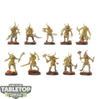 Death Guard - 10x Poxwalkers - teilweise bemalt