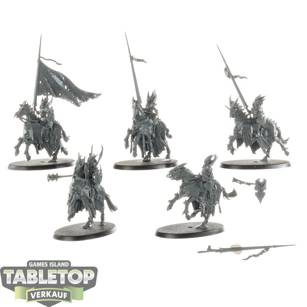 Soulblight Gravelords - 5x Blood Knights - unbemalt