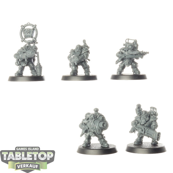 Kharadron Overlords - 5x Grundstok Thunderers - unbemalt