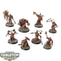 Blades of Khorne - 8 Iron Golems - bemalt