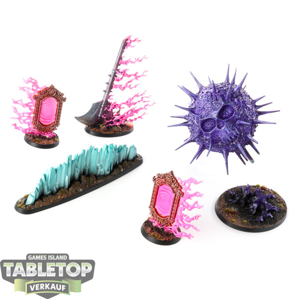 Age of Sigmar  - Diverse Endless Spells  - bemalt