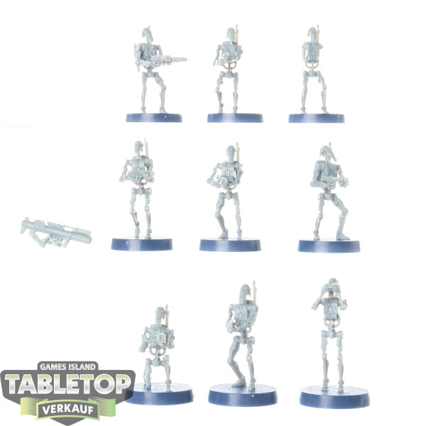 Separatisten - 9x B1-series Battle Droids - unbemalt
