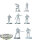 Galaktisches Imperium - 7x Stormtroopers - unbemalt