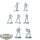 Galaktisches Imperium - 7x Stormtroopers - unbemalt