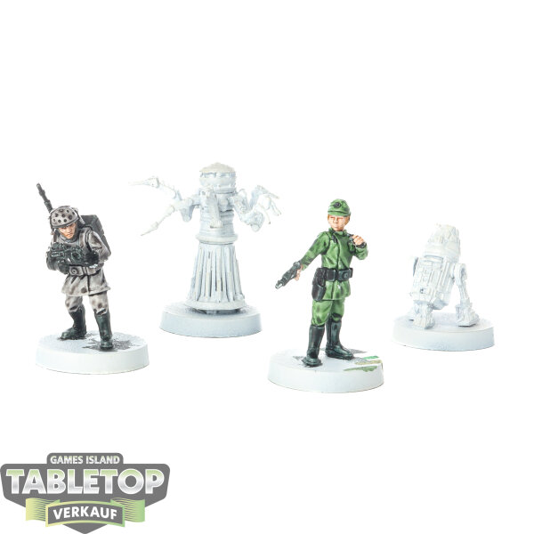 Galaktisches Imperium - 4x Imperial Specialists - teilweise bemalt