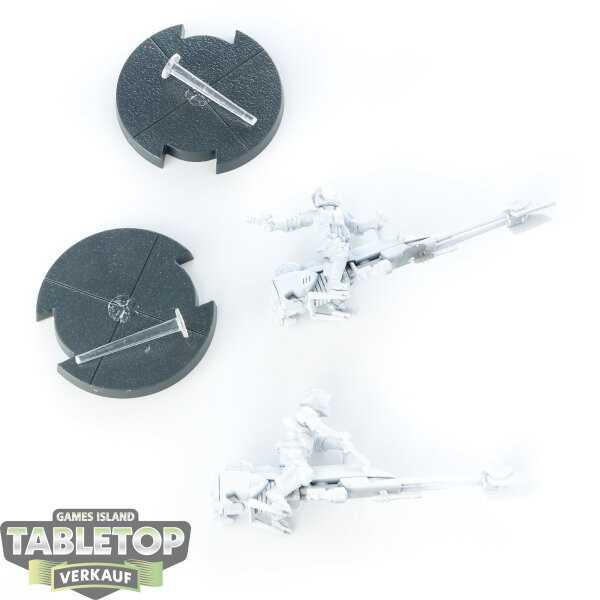 Galaktisches Imperium - 2x 74-Z Speeder Bikes - unbemalt