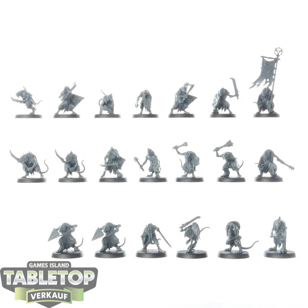 Skaven - 20x Clanrats - unbemalt