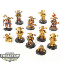 Thousand Sons - 10x Rubric Marines - teilweise bemalt