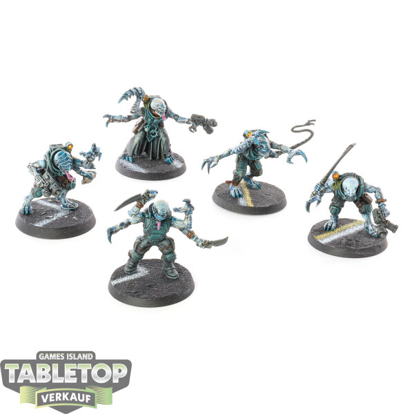 Genestealer Cults - 5x Hybrid Metamorphs - bemalt