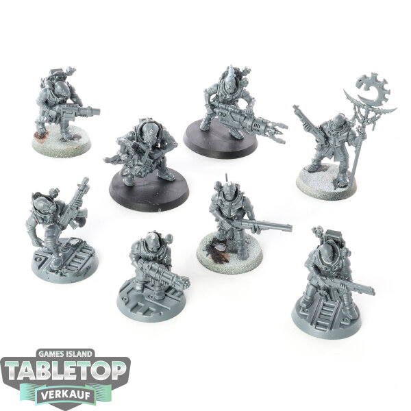 Genestealer Cults - 8x Neophyte Hybrids - bemalt