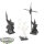 Dark Elves - 3x Command Group klassisch - teilweise bemalt