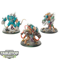 Skaven - 3x Stormfiends - bemalt