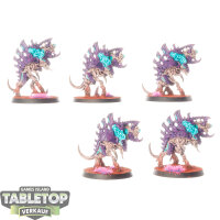 Tyraniden - 5x Barbgaunts - bemalt