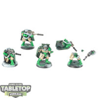Space Marines - 5 Scout classic - teilweise bemalt