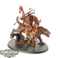 Orruk Warclans - Killaboss on Great Gnashtoof - bemalt