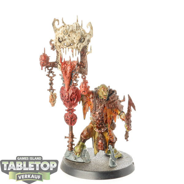 Orruk Warclans - Murknob with Belcha-banna - teilweise bemalt