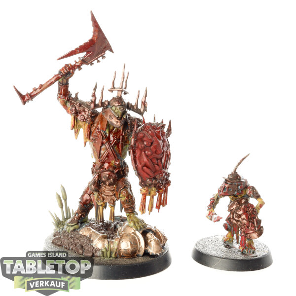 Orruk Warclans - Killaboss with Stab-grot - bemalt